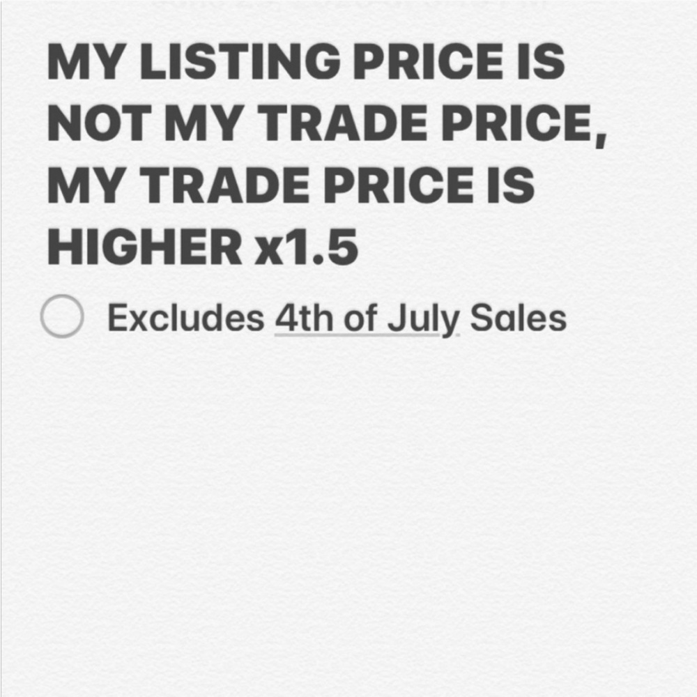 I trade